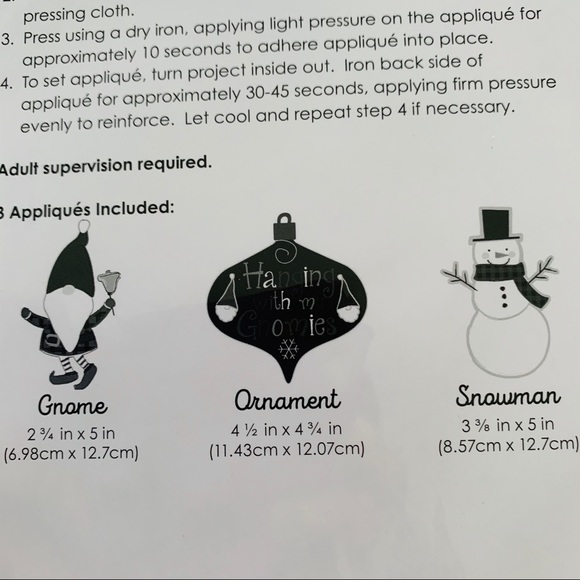 Iron On Christmas Patches x3 - Picture 3 of 5